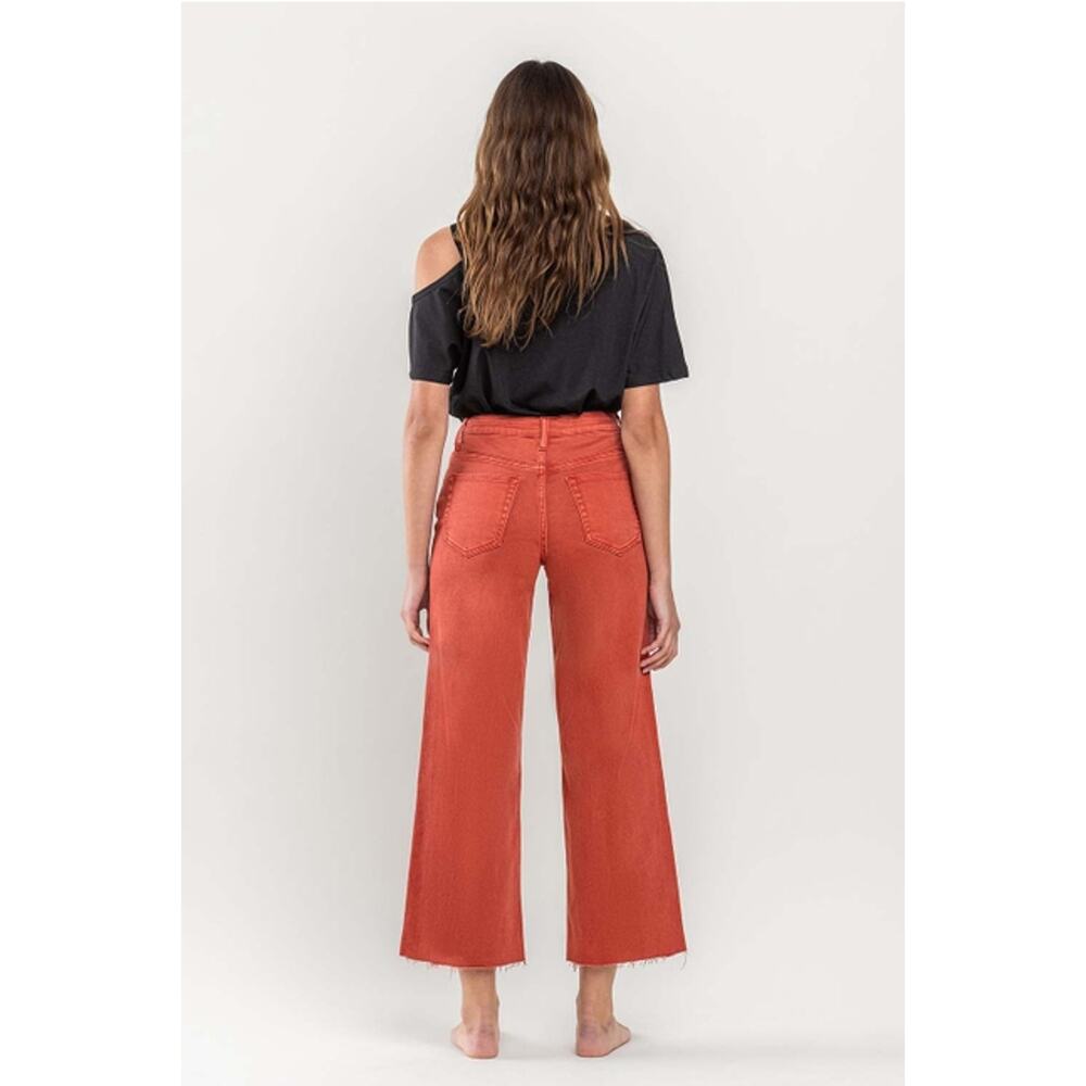Vervet Bossa Nova Size 31 High Rise Crop Wide Leg Jeans - Picture 4 of 5
